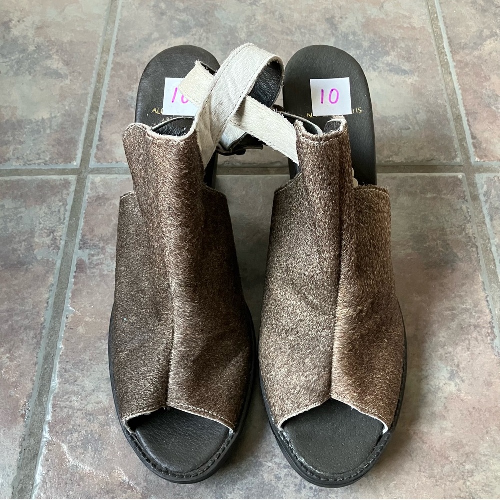 Cowhide Heels
